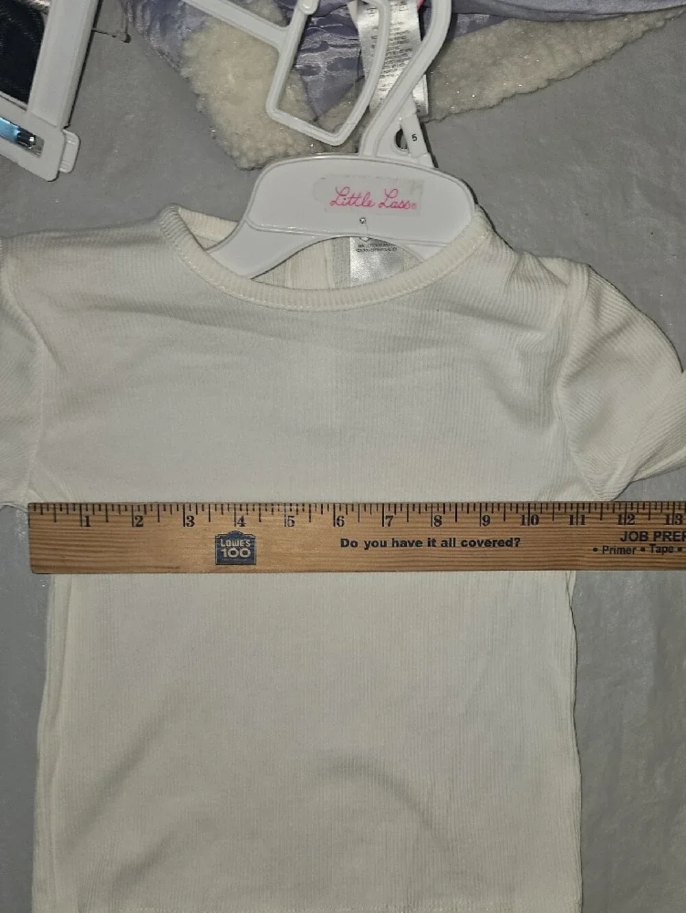 Little Lass Girls Size 5 Three Piece Set Hooded Vest, L/S Tee, Pull On Pant New - Picture 13 of 15